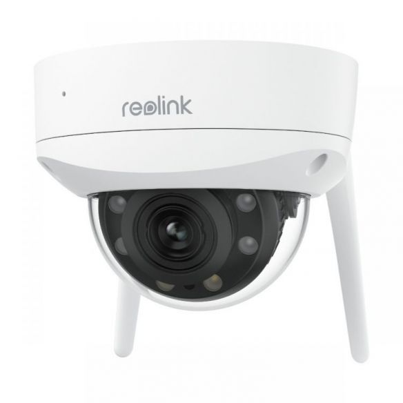 Reolink W437 8MP AI WiFi 6 Dome ulkokamera optisella zoomilla + 64GB muistikortti